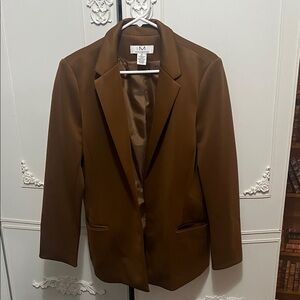 Brown Blazer Jacket